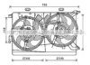 AVA QUALITY COOLING FT7608 Fan, radiator